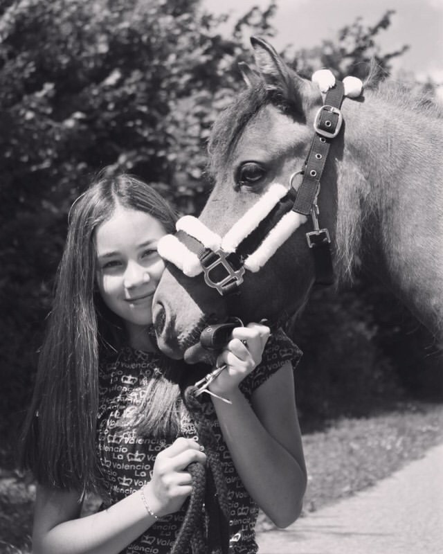 Noa: I am a big horse lover and I ride once a week at a riding school to take a lesson, I also have a great riding horse Saya, she is a 15 year old Friesian&nbsp;horse.