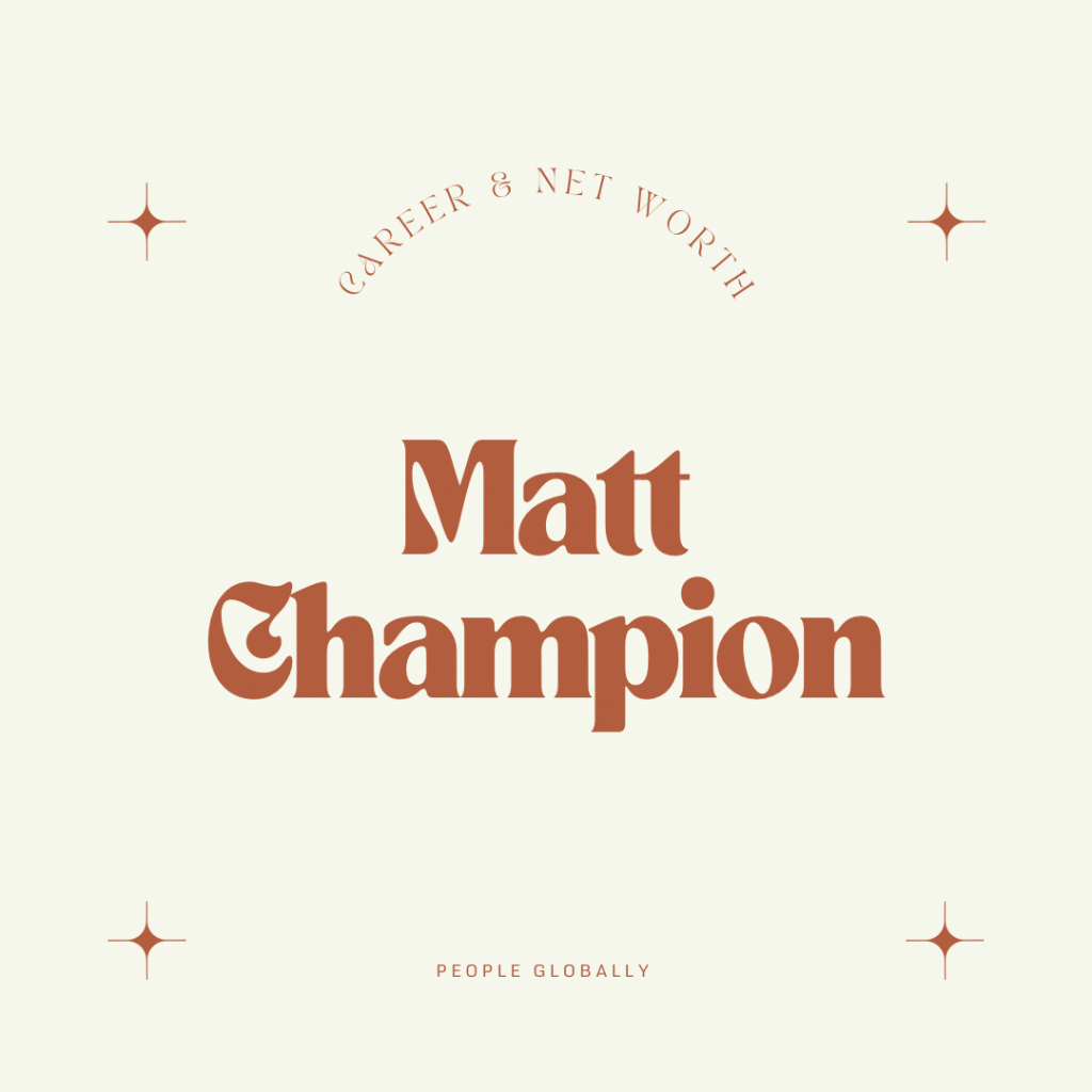 Matt Champion: Unleashing Raw Energy and Authenticity in&nbsp;Music