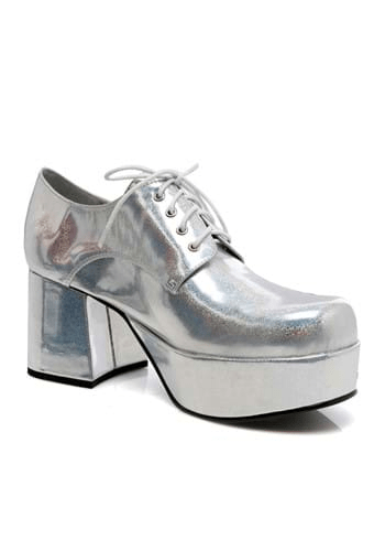 Silver Holographic Men’s Footwear  by HalloweenCostumes.com