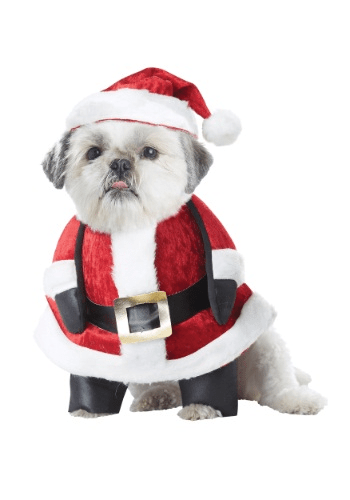 Pup’s Santa Costume by HalloweenCostumes.com