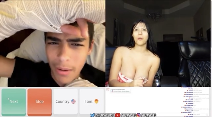 iShowSpeed tricks creepy men on Omegle in his new&nbsp;video.