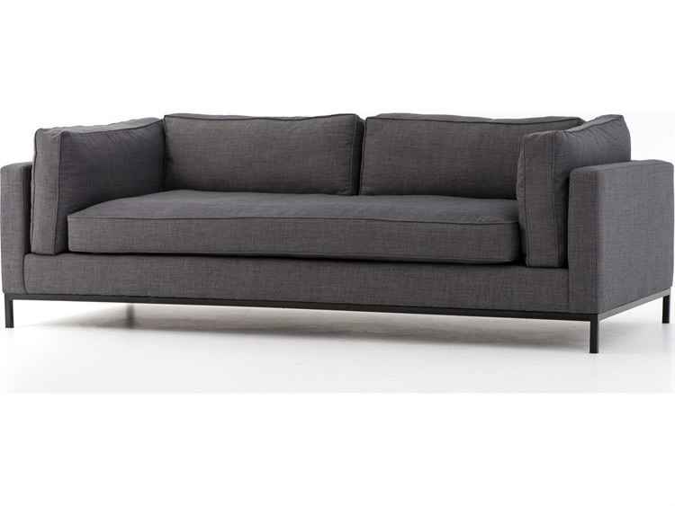 Four Hands Atelier Grammercy 92″ Gray Fabric Upholstered&nbsp;Sofa