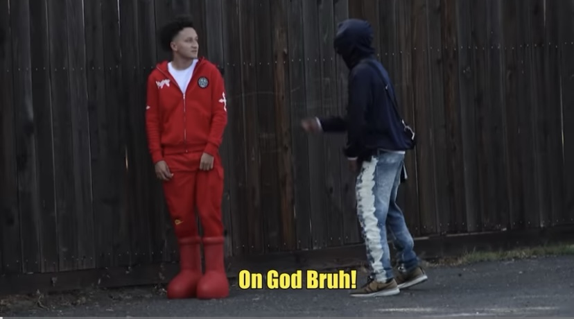 Kjsmooth creates a YouTube video on Wearing All Red In LA Crip Territory GONE&nbsp;WRONG!