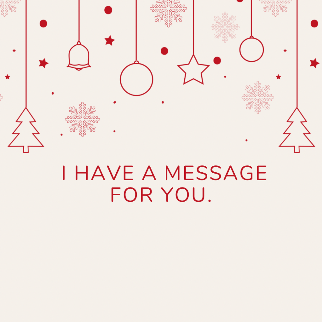 If you find yourself alone this Christmas, I have a message for&nbsp;you.