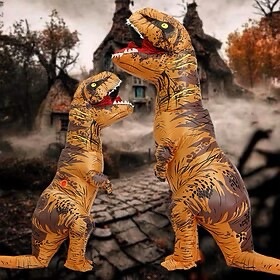 Inflatable Dinosaur Cosplay Funny Costumes for Kids &&nbsp;Adults