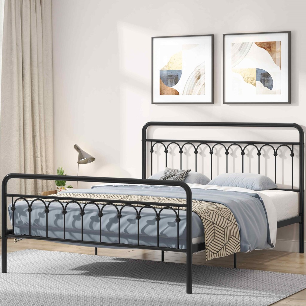 Function Meets Style: Tara Queen Size Metal Bed&nbsp;Frame