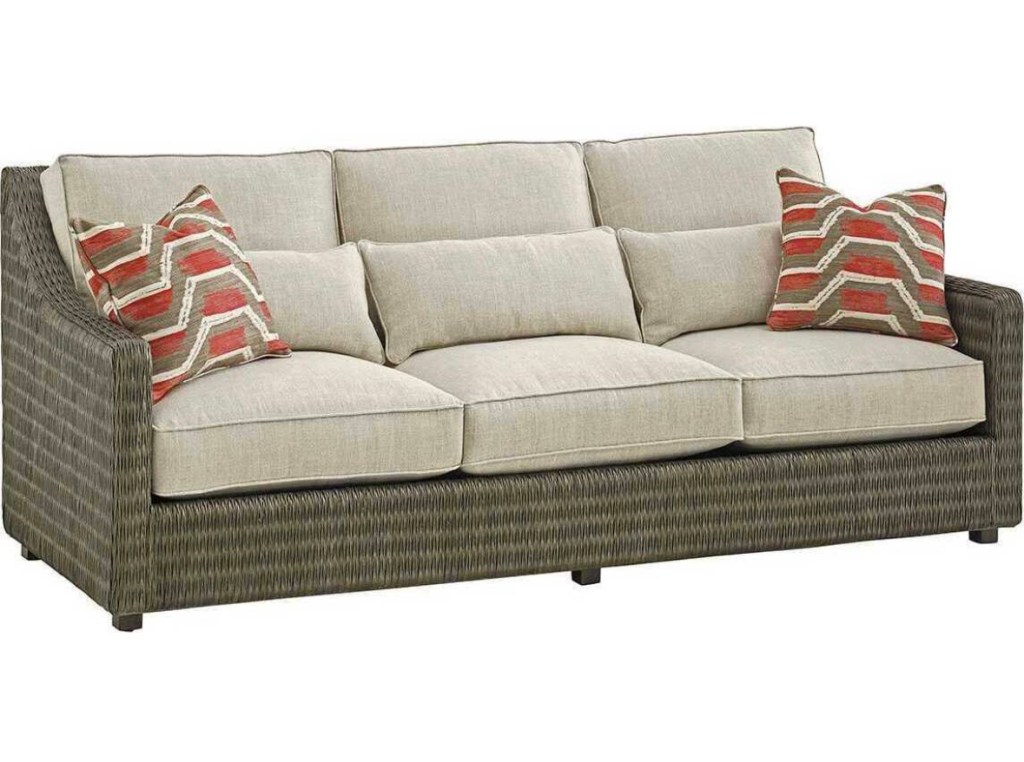 Tommy Bahama Cypress Point Rattan Sofa – Coastal Elegance for Your Living&nbsp;Room