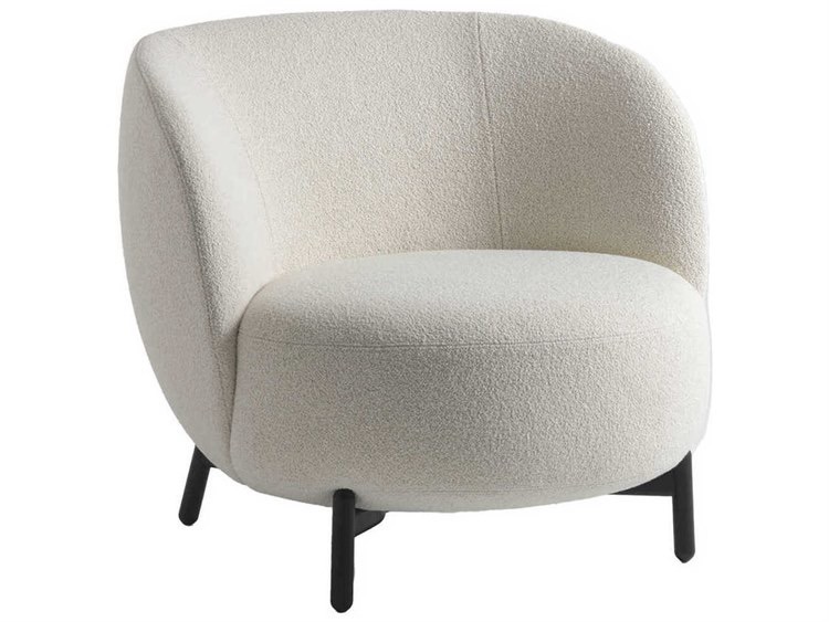 Kartell Lunam 32″ White Fabric Accent&nbsp;Chair