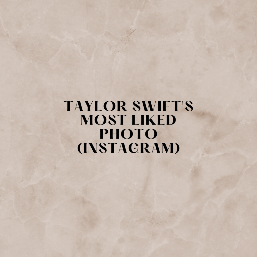 What is Taylor Swift’s most liked Instagram photo as of January&nbsp;2024?