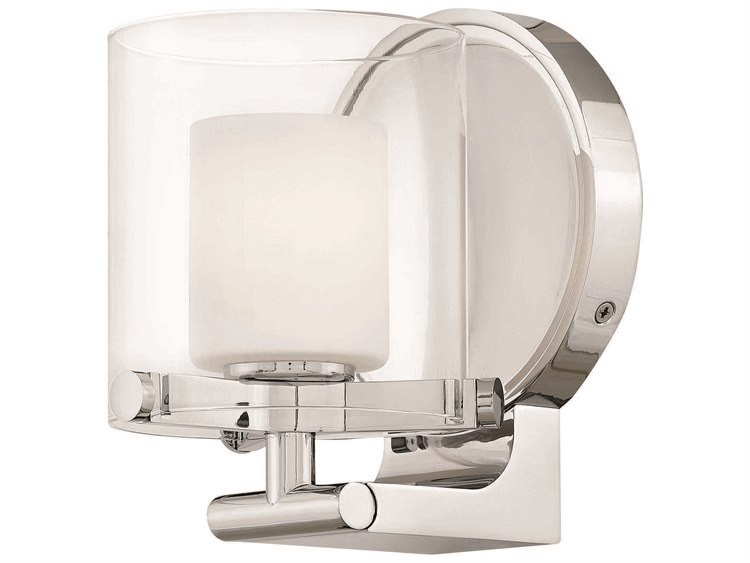 Hinkley Rixon 7″ Chrome Glass Wall Sconce –&nbsp;1-Light