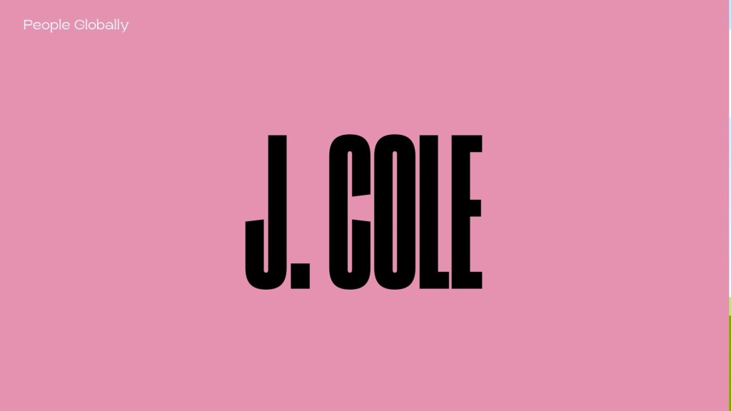 What is J. Cole total number of monthly listeners on&nbsp;Spotify.