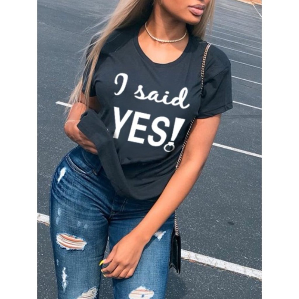 Say Yes in Style The Tee That Speaks for&nbsp;You!