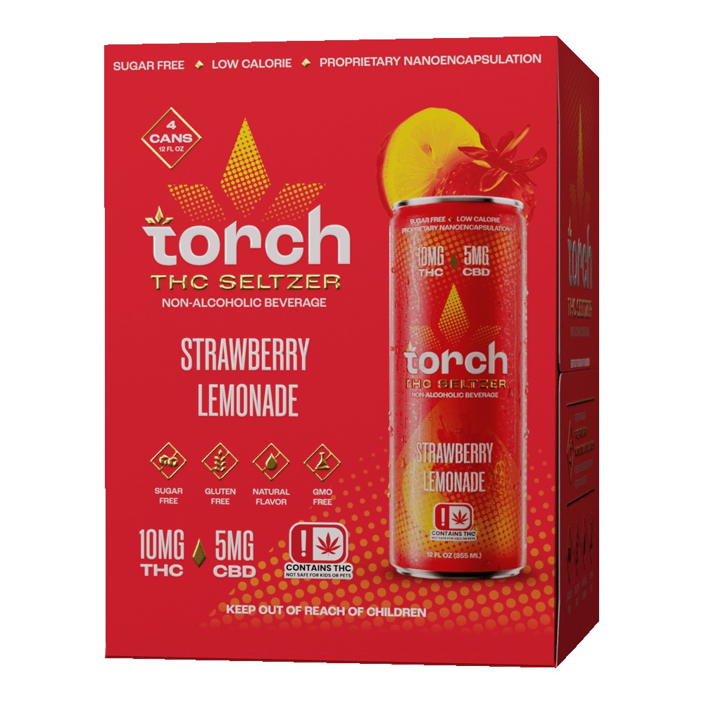 STRAWBERRY LEMONADE THC SELTZER (4-PACK) – A SWEET & TANGY CANNABIS&nbsp;EXPERIENCE