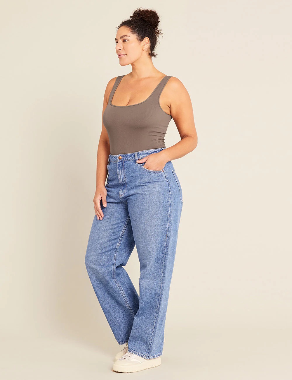 Taupe Temptation – Effortlessly Chic Ribbed&nbsp;Bodysuit