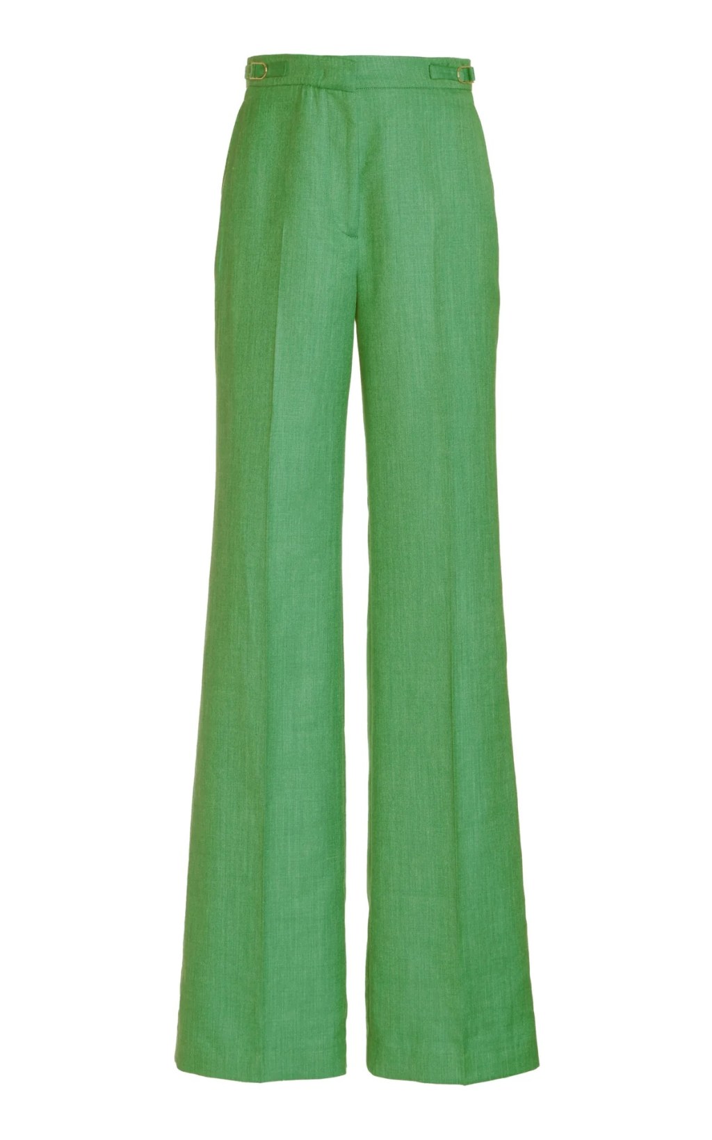 Gabriela Hearst Vesta Pant in Peridot Green Virgin Wool & Silk&nbsp;Linen
