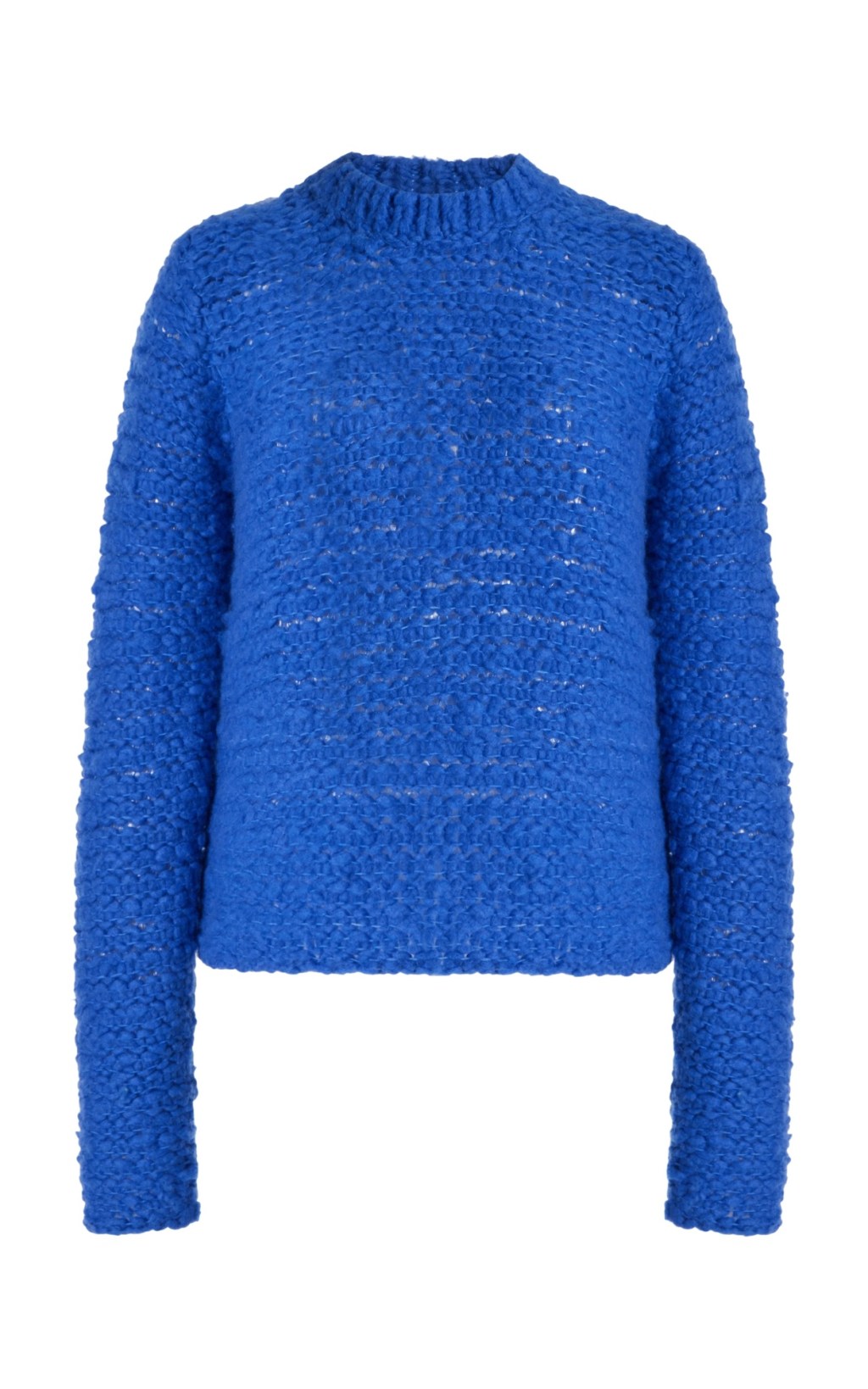 Wrap Yourself in Comfort with the Durand Knit Sweater in Sapphire Welfat&nbsp;Cashmere