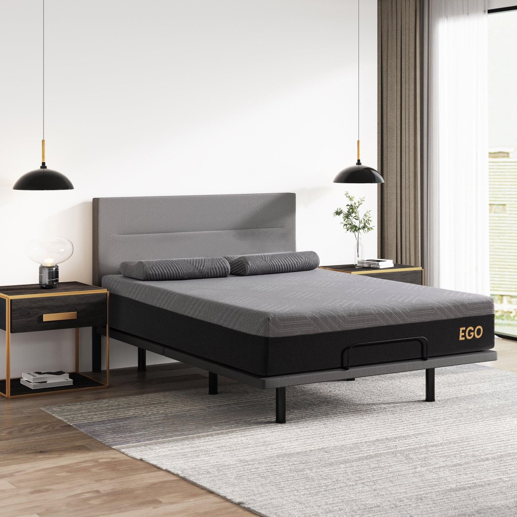 Experience Ultimate Comfort with the EGOHOME Black 10” Hybrid&nbsp;Bed